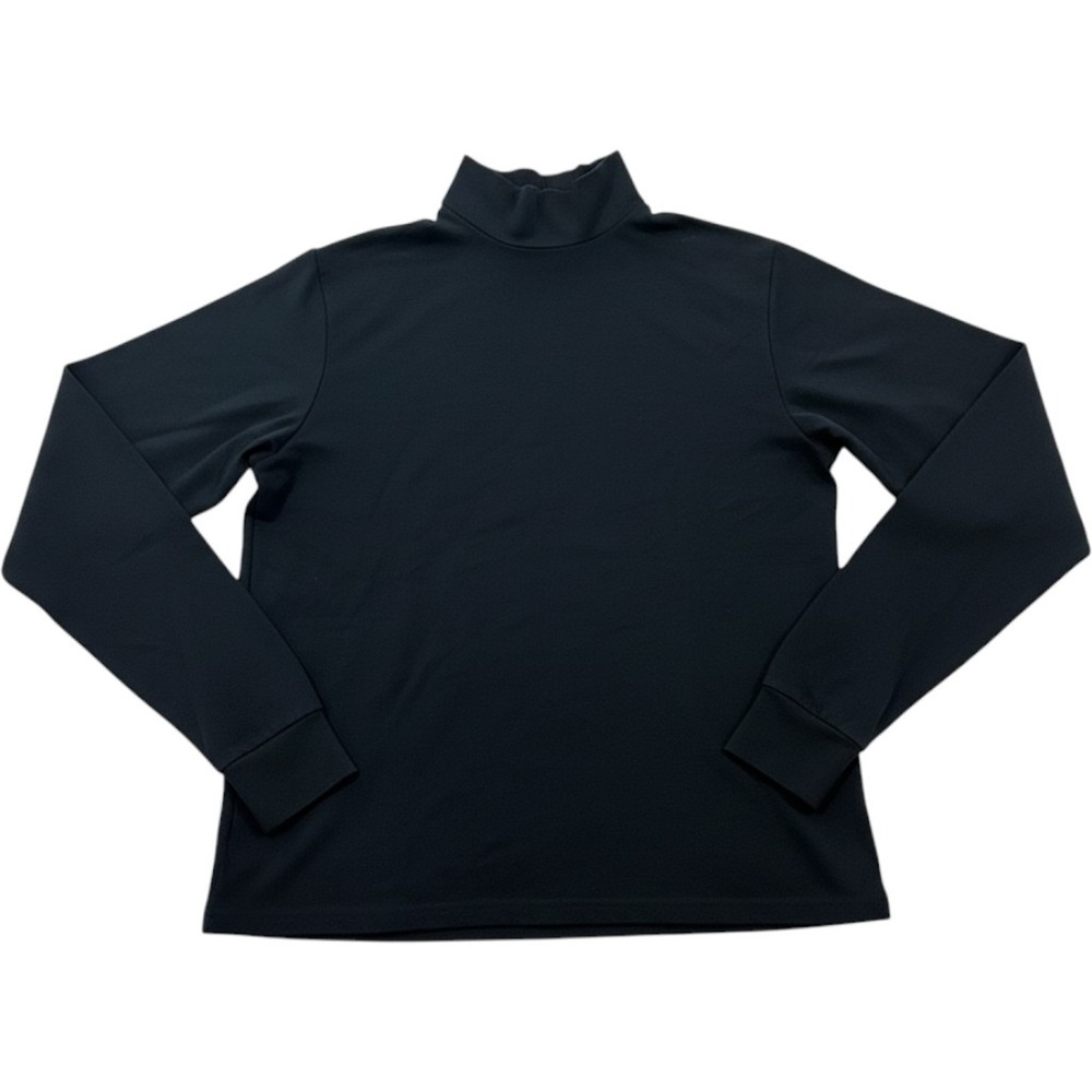US Navy Uniform Black Mock Turtleneck Long Sleeve Undershirt Pullover Medium